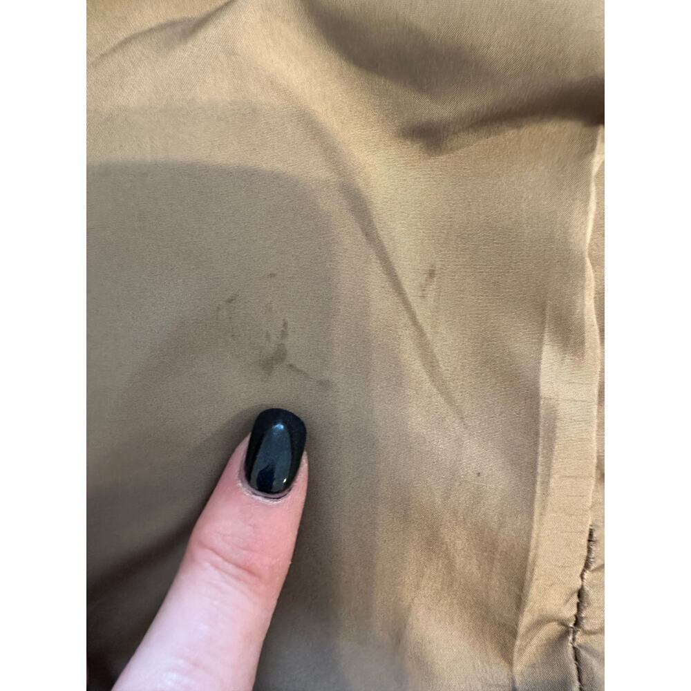 Metallic Leather Cropped Jacket - Gold - Picture 10 of 16